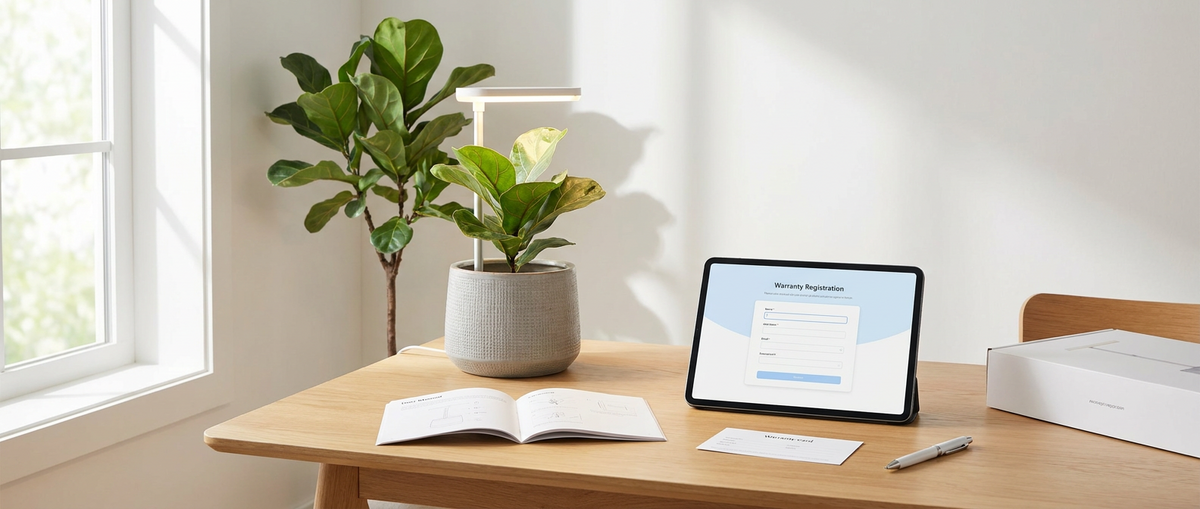 Register your Soliseed grow light.